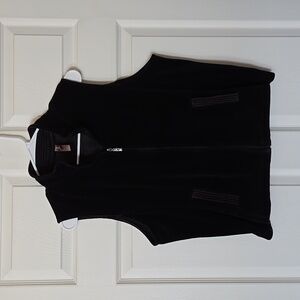 Black Velour Vest Size L